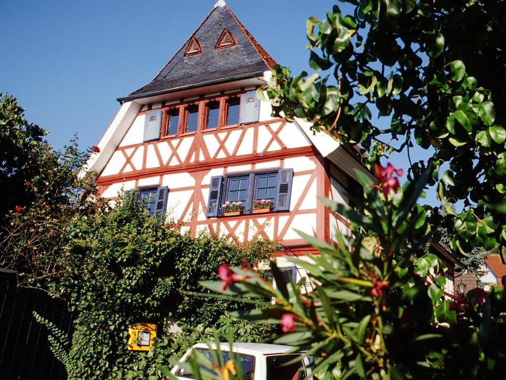 Hotel Garni Zur Bergstrasse Zwingenberg  Buitenkant foto